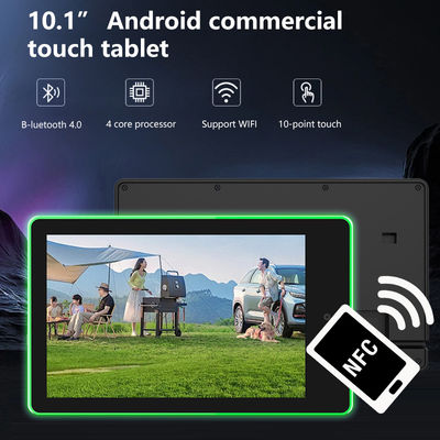 Tablette PC Android POE 15,6 pouces à montage mural RK3566 avec voyant LED pour système de réservation de salle de conférence