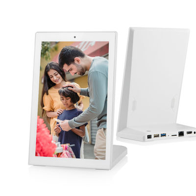 8 pouces kiosque d'affaires en forme de L écran tactile tablette Android PC Service à la clientèle Feedback pour le restaurant de l'hôtel