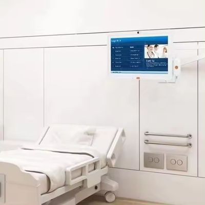 Support mural 13.3 pouces 1080p, pour soins de santé, wifi, carte SIM, tablette android, système d'appel d'infirmière pour hôpital