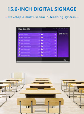 Écran intelligent de salle de classe FHD de 21,5 pouces avec processeur quad-core RK3568 et 4 Go de RAM, 64 Go de stockage