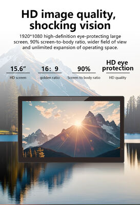 Montage murale 15,6 pouces 1080p IPS Windows 10 OS PC tablette POE NFC RJ45 Wi-Fi Écran tactile