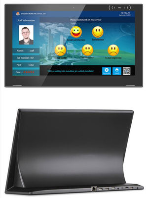 Tablette de vente au détail NFC SEO 15,6 pouces Rockchip en forme de L Android 11 pour menu de restaurant