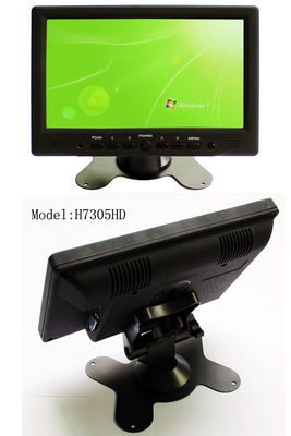 9 ~ 36VDC 800x480 8 pouces LCD Moniteur de vidéosurveillance avec BNC AV HDMI USB