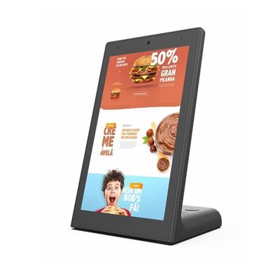 Tablette Android 10 pouces certifiée UL en mode portrait avec RJ45 et PoE pour applications industrielles