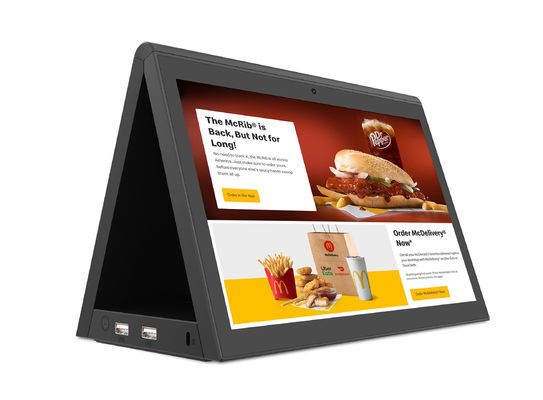 Tablette Android de 10 pouces avec écran double RK3288 bureau POE publicité tablette PC