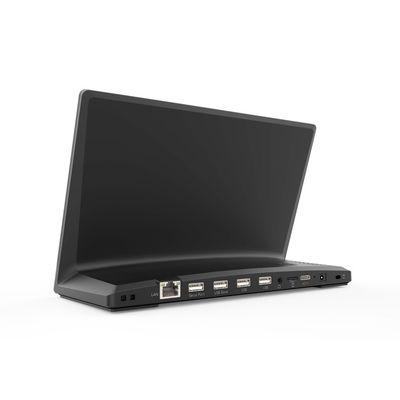 Tablette Android en forme de L de 8 pouces avec écran tactile IPS et quad-core RK3288 pour une utilisation commerciale murale