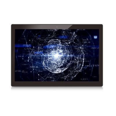 Écran IPS de 24 pouces PC tablette Android avec 10 points de contact capacitif et support Ethernet RJ45 pour une utilisation murale