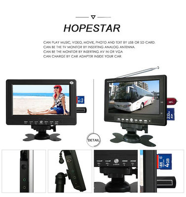 Moniteur de voiture sans fil de 7 pouces avec télécommande