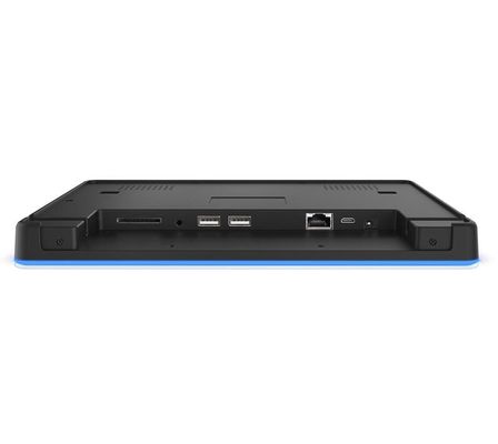 PC à écran tactile tout-en-un Android 8.1 quad-cœur RK3288 avec une touche capacitive à 10 points et une barre lumineuse LED