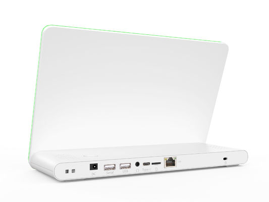 PC tout-en-un tactile Android 8.1 de 10,1 pouces avec barre lumineuse LED et processeur Quad Core Cortex A7