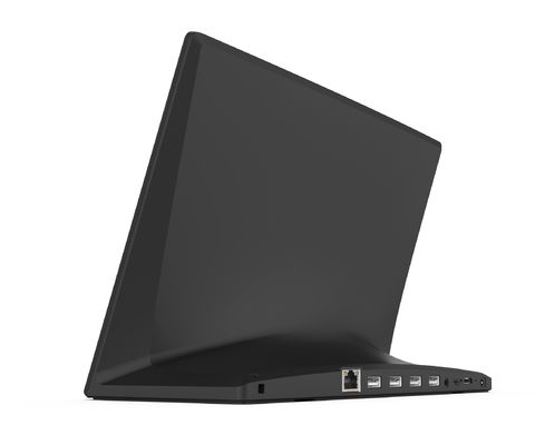 Tablette Android tout-en-un en forme de L 13,3" FHD IPS LCD wifi Rockchip quadricœur Écran tactile Tablette POS pour la commande au restaurant