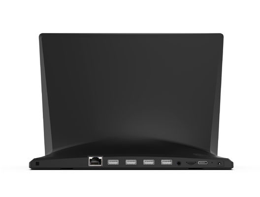 Tablette Android tout-en-un en forme de L 13,3" FHD IPS LCD wifi Rockchip quadricœur Écran tactile Tablette POS pour la commande au restaurant