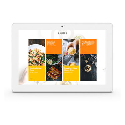 Tablette de salle de conférence RK3288 de 13,3 pouces avec caméra frontale pour visioconférence et montage mural