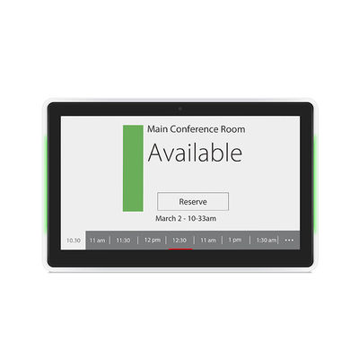 Tablette Android RK3399 10,1 pouces, montage mural, POE, NFC, écran tactile, tablette de conférence avec lumière des deux côtés