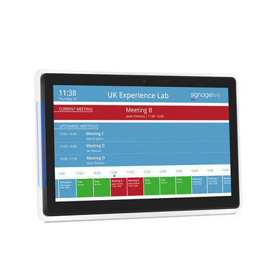 Tablette Android RK3399 10,1 pouces, montage mural, POE, NFC, écran tactile, tablette de conférence avec lumière des deux côtés