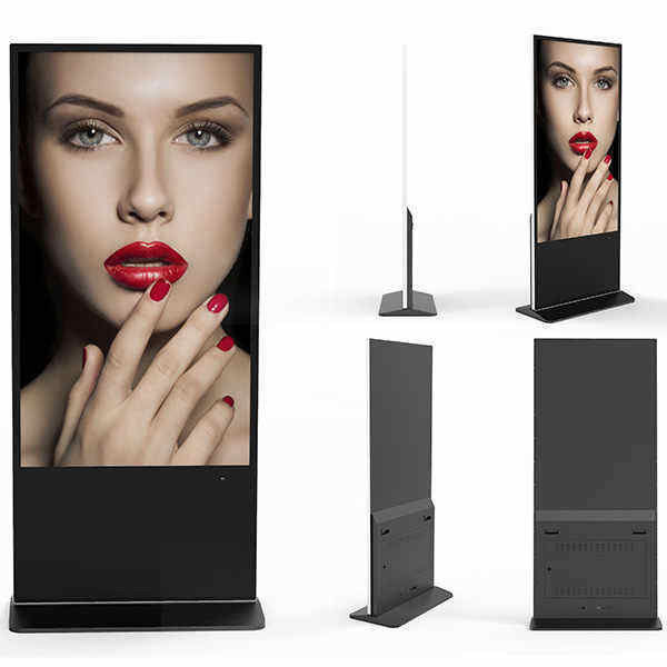 Machine de publicité interactive multi-touch de 32 pouces avec écran HD 1080P / 4K et prise en charge du système Android / Windows