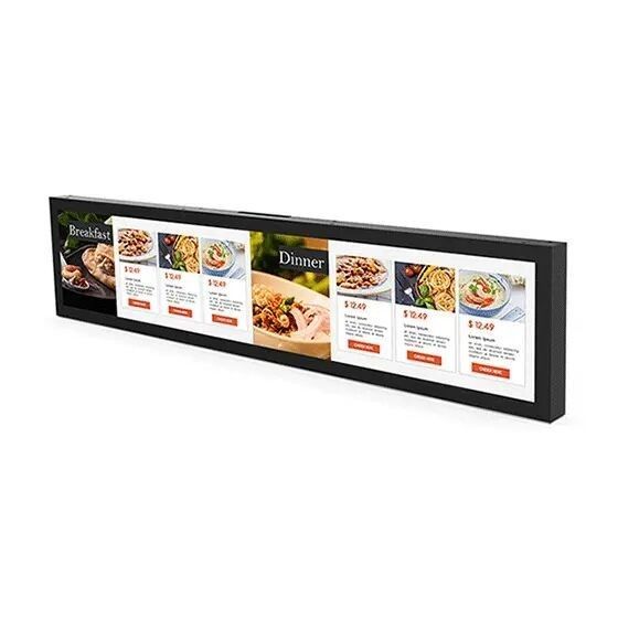 19 pouces sur le mur de type barre publicitaire machine 1920x360 tablette Android