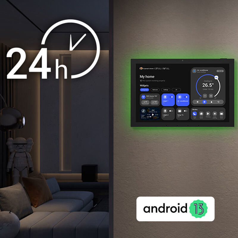 15.6 pouces RK3588 PoE Compatible Tablette murale pour la domotique intelligente avec Android 13