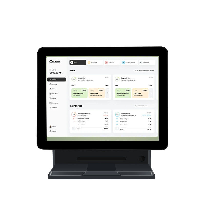 Terminal POS à écran tactile de 15,6 pouces N2840 pour magasin de détail et restaurant