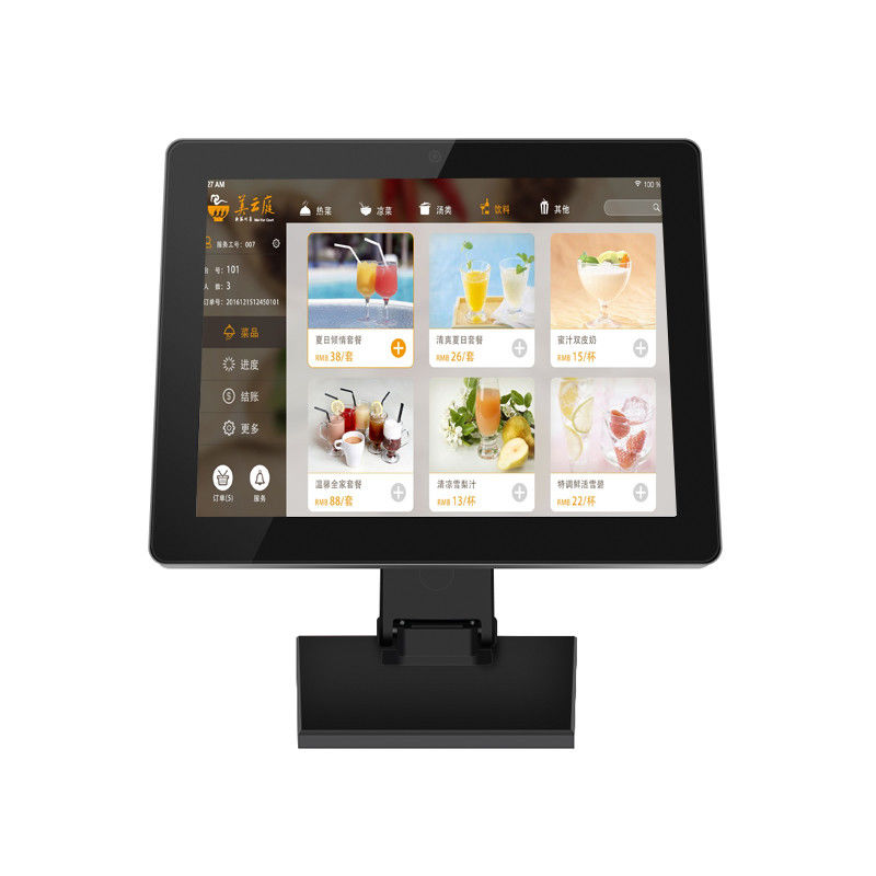 Système POS à écran tactile 15 pouces avec processeur RK3188 Quad Core et PC tout-en-un Android tactile capacitif 10 points