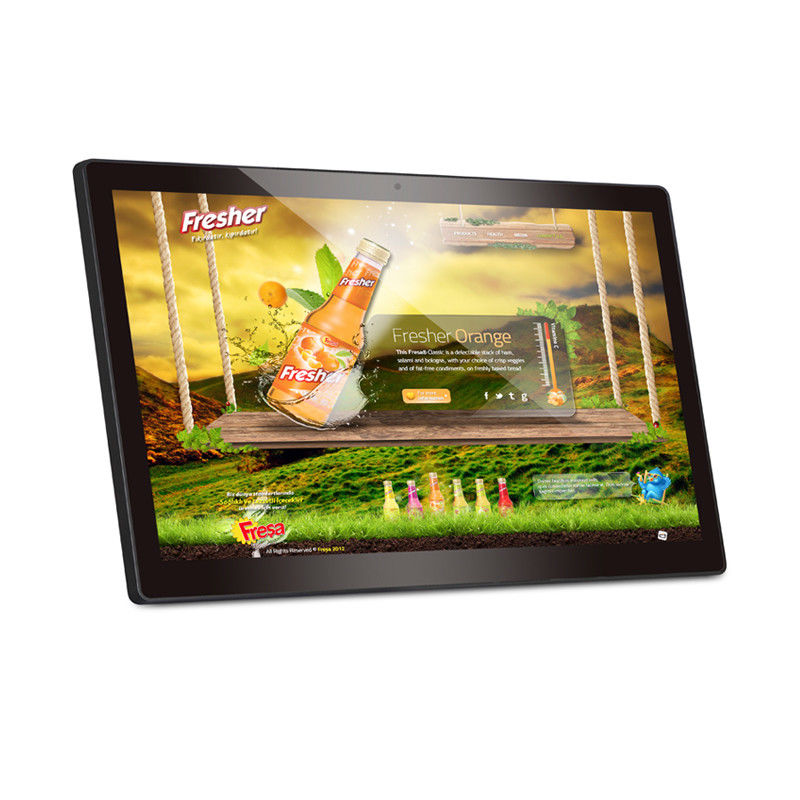 Tablette Android PoE industrielle de 24 pouces avec écran tactile IPS et Android 9.0 pour les applications commerciales
