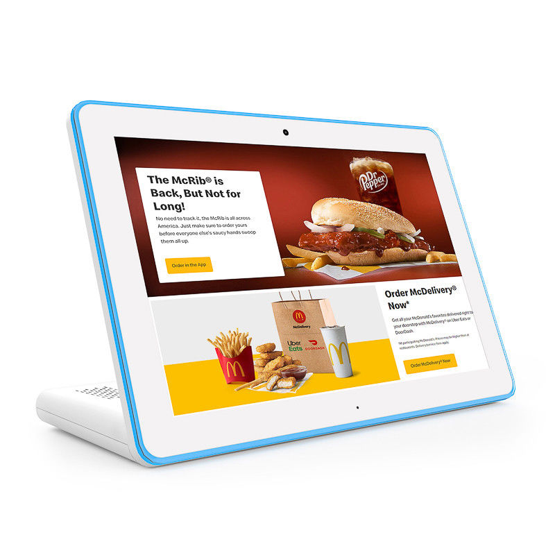 10.1" PC tablette Android IPS à écran tactile avec lecteur RFID NFC et barre lumineuse LED pour terminaux interactifs