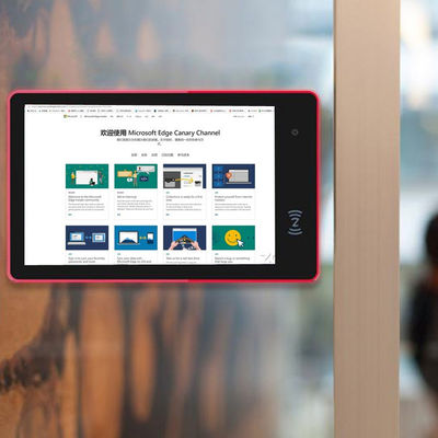 10.1 pouces de lumière LED Réunion Tablet Android POE NFC Publicité RJ45